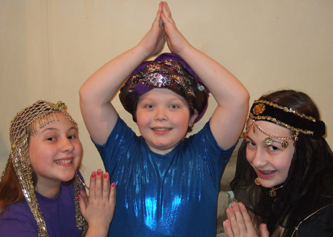 Youth practicing for the 2007 Christmas show